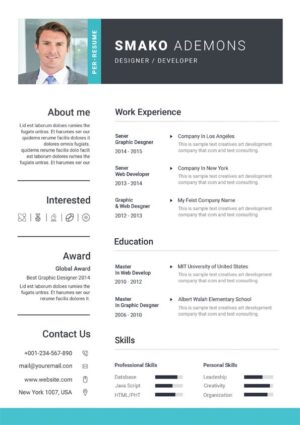 services manager cv