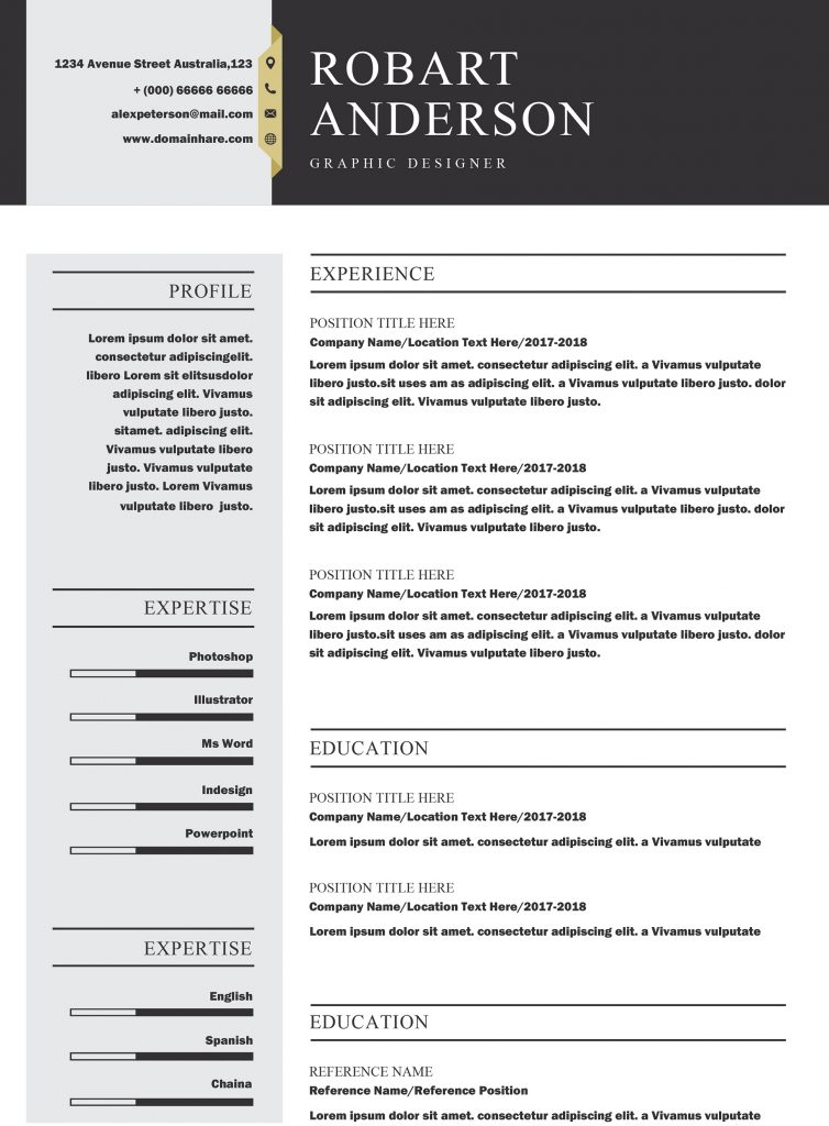 Preschool Teacher Resume - Modern & Professional Cv/Resume Templates ...