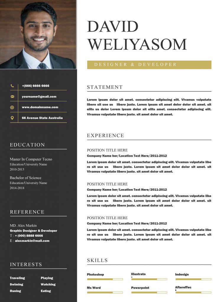 Administrative Secretary Resume - Modern & Professional Cv/Resume ...