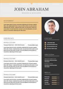 Modern High School Resume - Modern & Professional Cv/Resume Templates ...