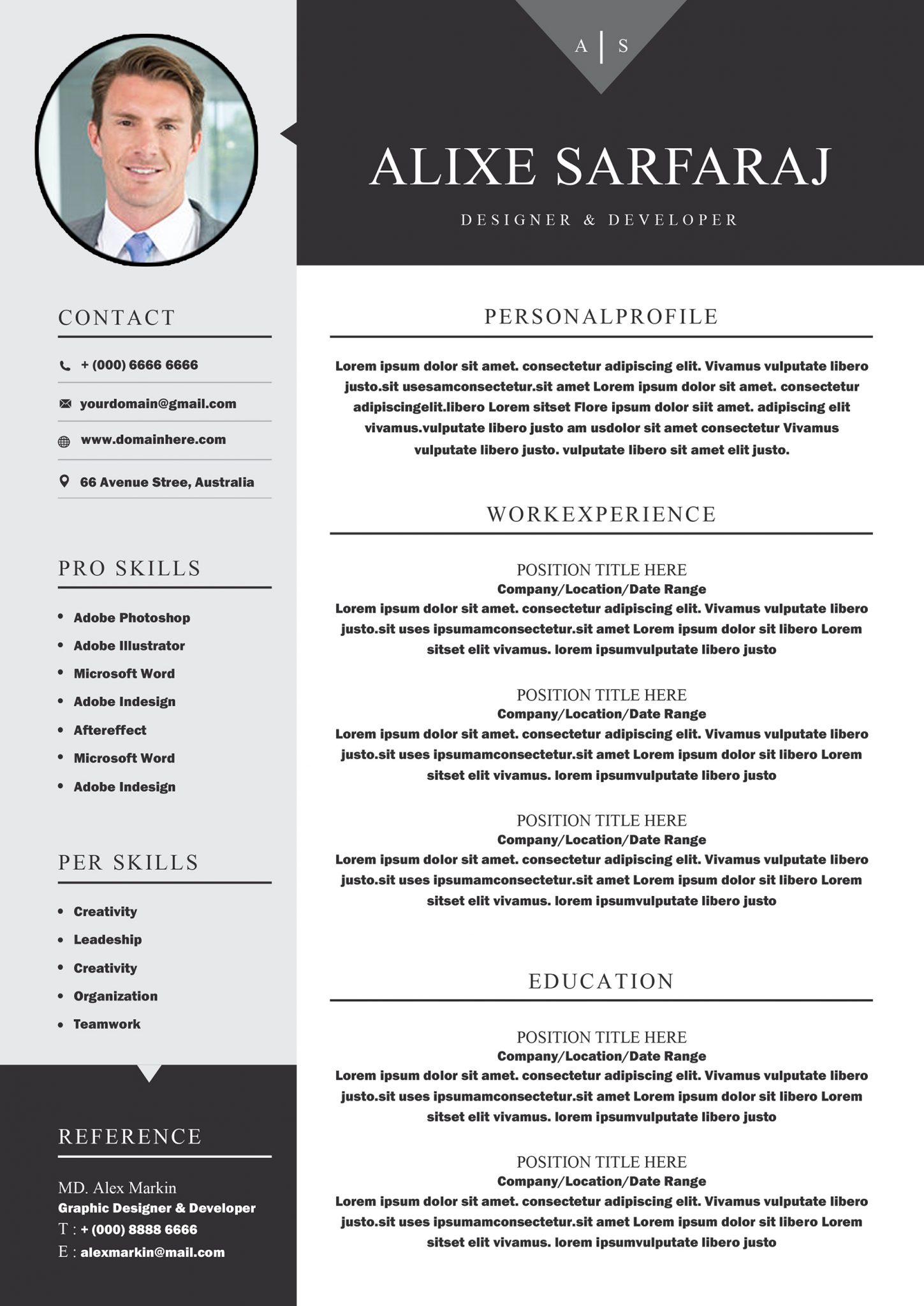 Clean Journalism Resume - Modern & Professional Cv/Resume Templates-Get ...