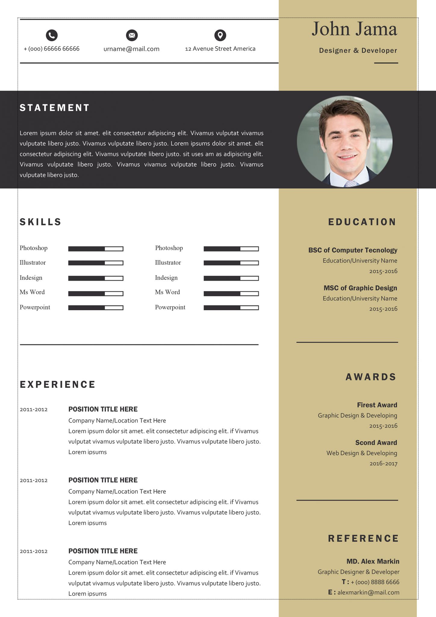 Modern Pharmaceutical Sales Resume - Modern & Professional Cv/Resume ...