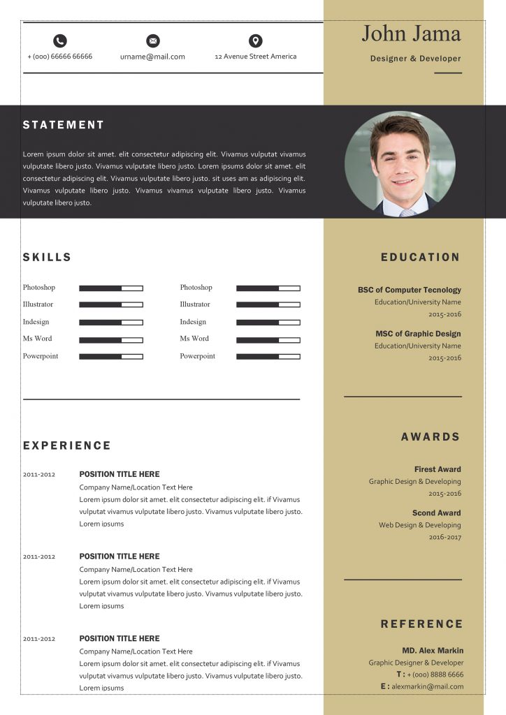 Modern Pharmaceutical Sales Resume - Modern & Professional Cv Resume 